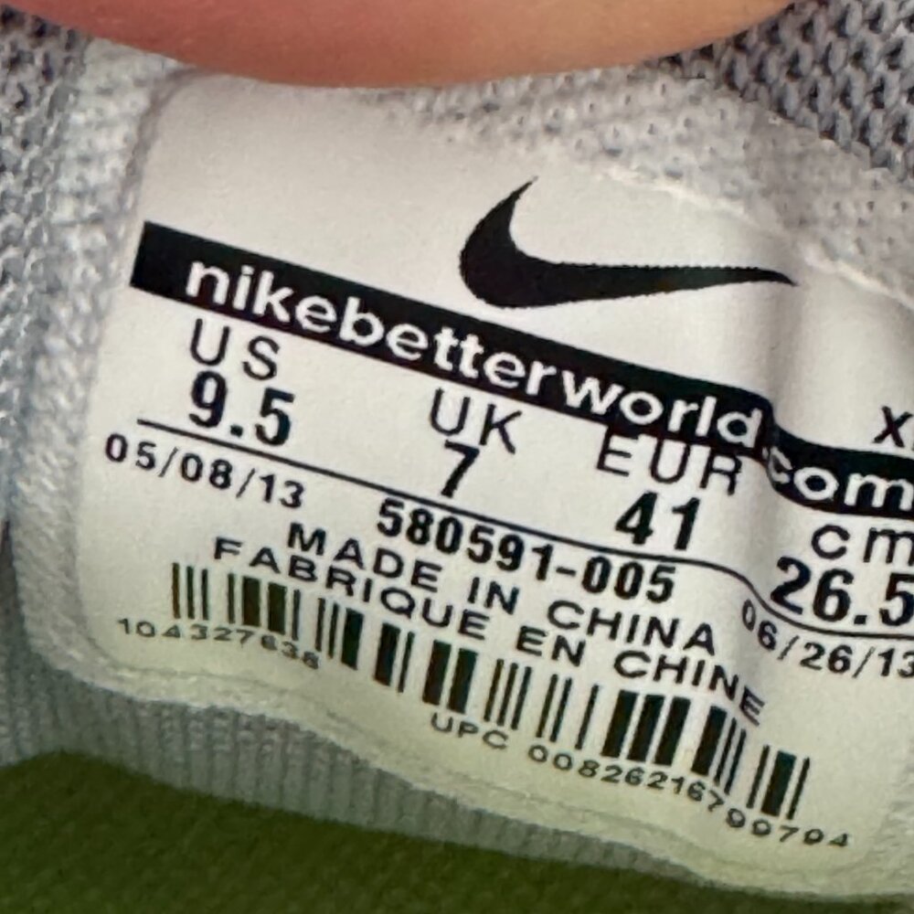 Nike Free Run 5.0 Running Shoes Womens sz 9.5- Grey Purple - Picture 3 of 7